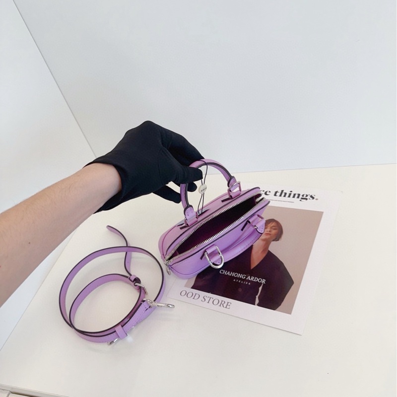 【99新🆕】LV  新款alma nano 薰衣草迷你mini小貝殼手提包 斜挎包 單肩包-5