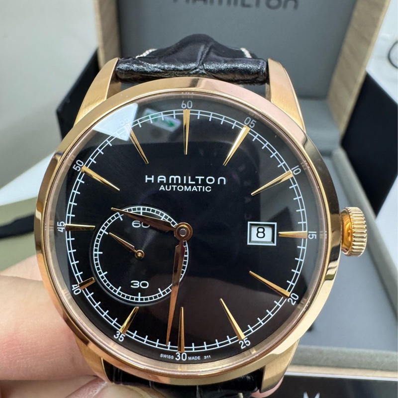 Hamilton 鐵道系列 玫瑰金機械錶 Railroad 系列 瑞士錶-2