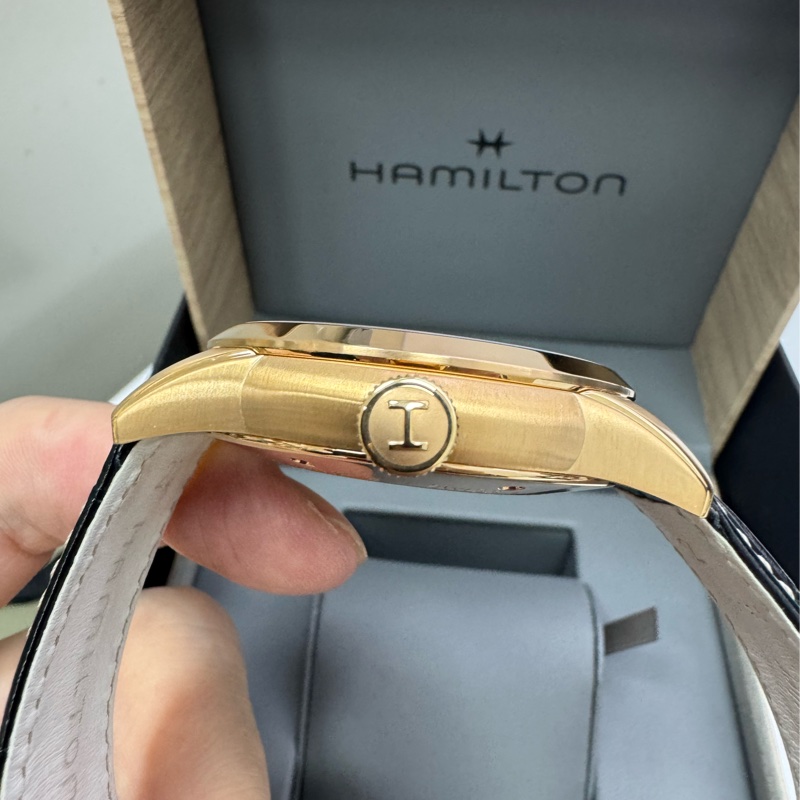 Hamilton 鐵道系列 玫瑰金機械錶 Railroad 系列 瑞士錶-3