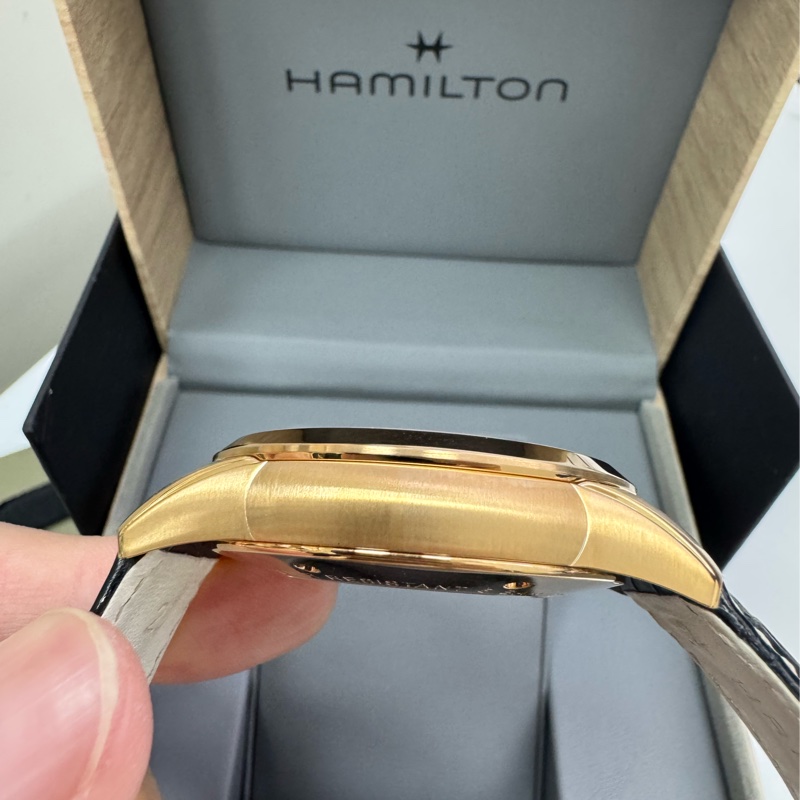 Hamilton 鐵道系列 玫瑰金機械錶 Railroad 系列 瑞士錶-4