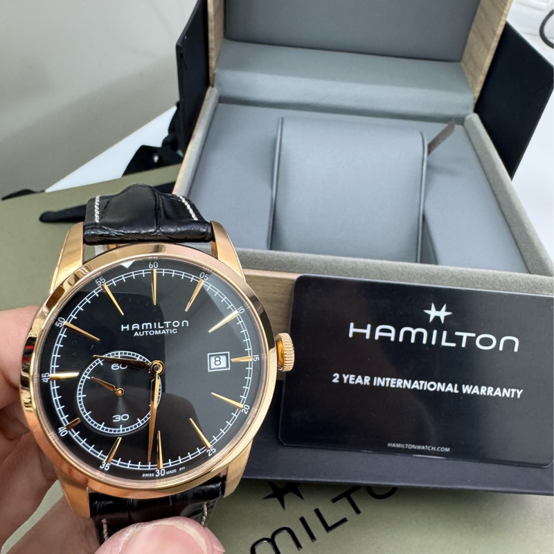 Hamilton 鐵道系列 玫瑰金機械錶 Railroad 系列 瑞士錶-13