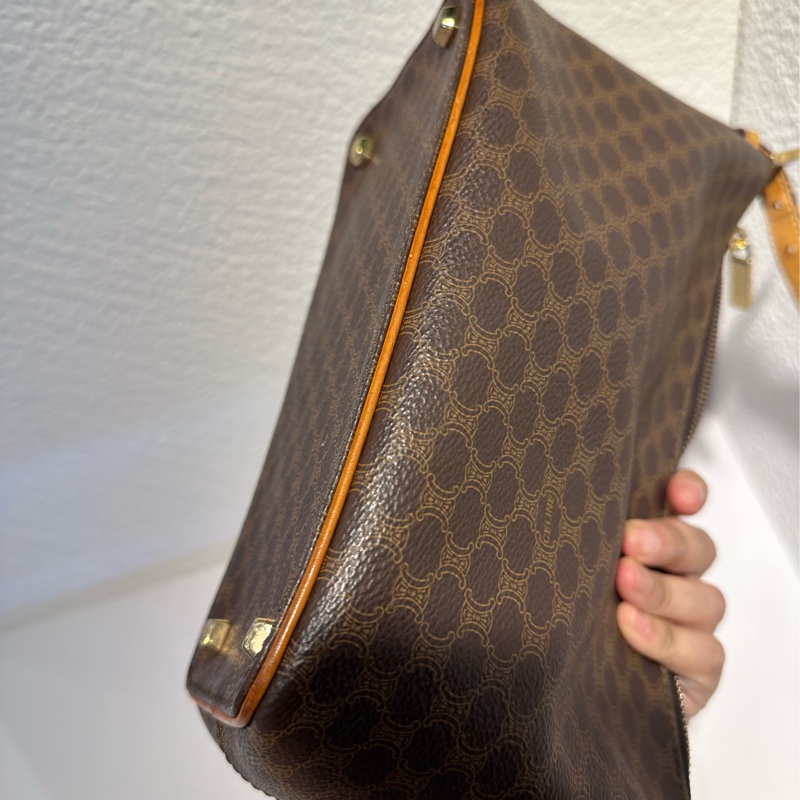 Celine vintage餃子包飯盒包-5