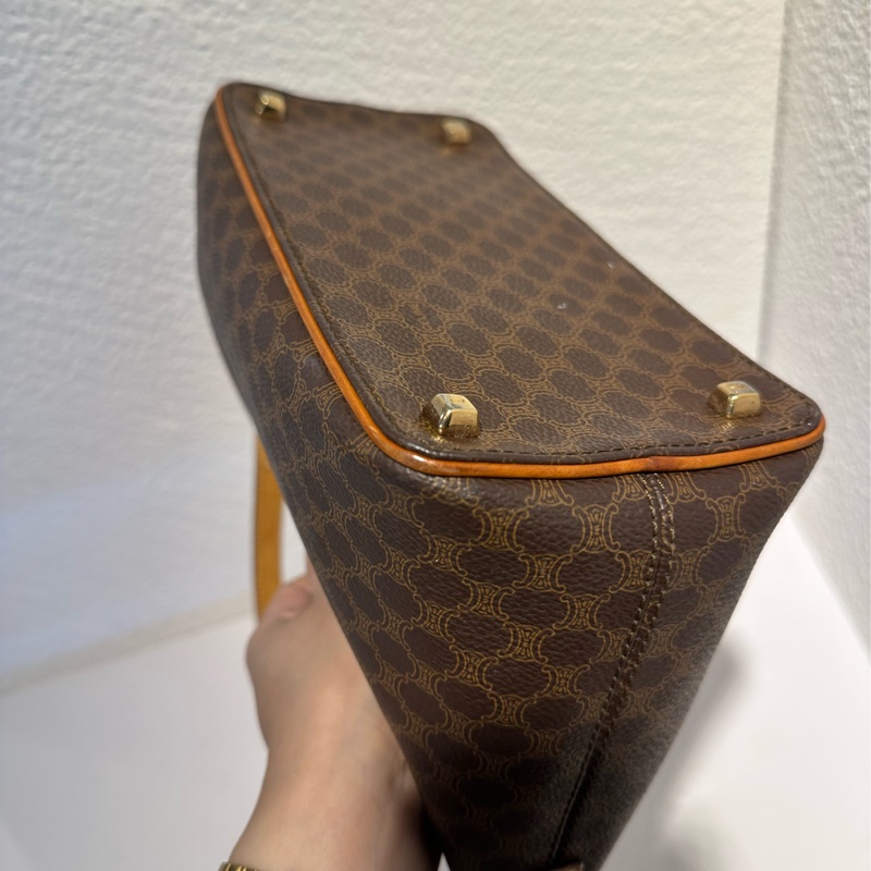 Celine vintage餃子包飯盒包-6