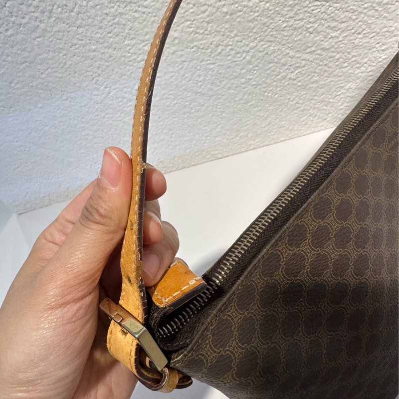 Celine vintage餃子包飯盒包-14