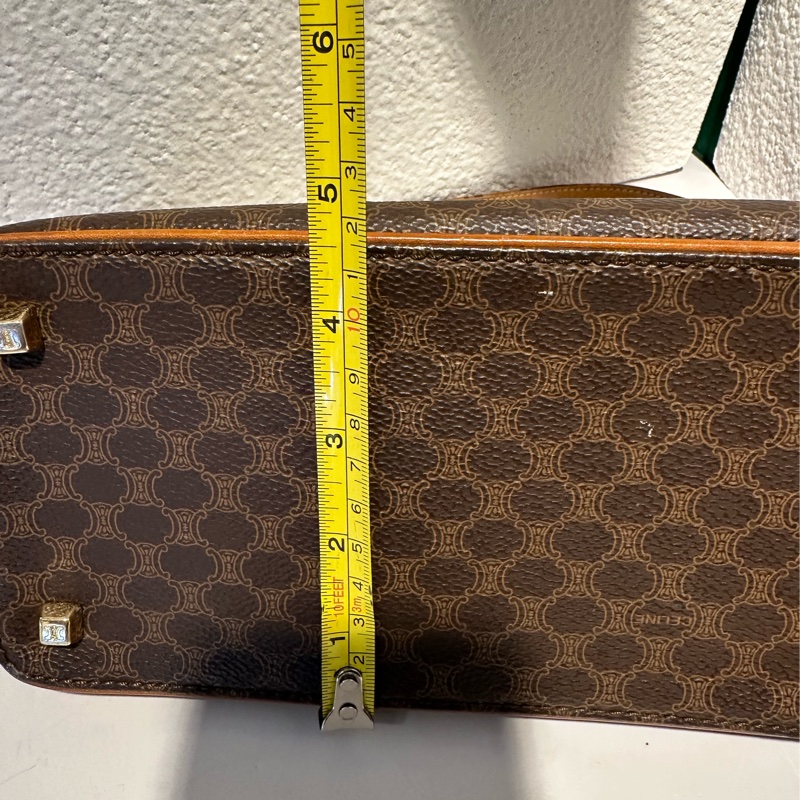 Celine vintage餃子包飯盒包-27