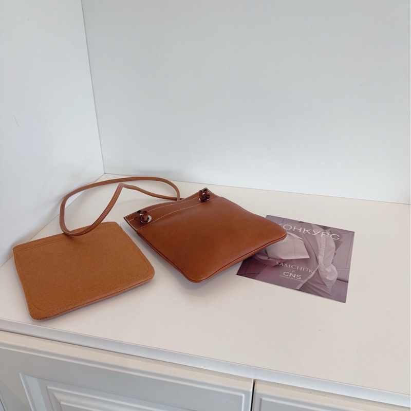 【97新🆕】Hermes Aline mini 金棕銀扣 馬鞍皮 C刻斜挎包-5