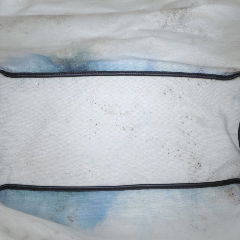 GOYARD SaintLouis購物袋子母包40大號黑色PVC銀扣肩背包-3