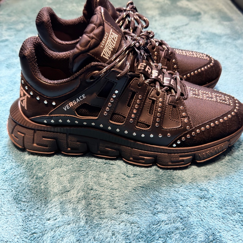 Versace La Greca 短筒運動鞋 凡賽斯 全新未使用-1