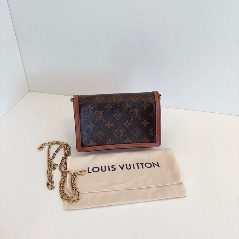 【97新🆕】LV Dauphine達芙妮Woc鏈條包斜挎包-3