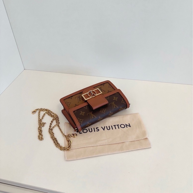 【97新🆕】LV Dauphine達芙妮Woc鏈條包斜挎包-4