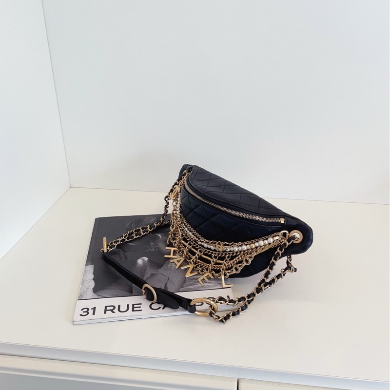 【99新🆕】Chanel  19A埃及系列黑金腰包-3