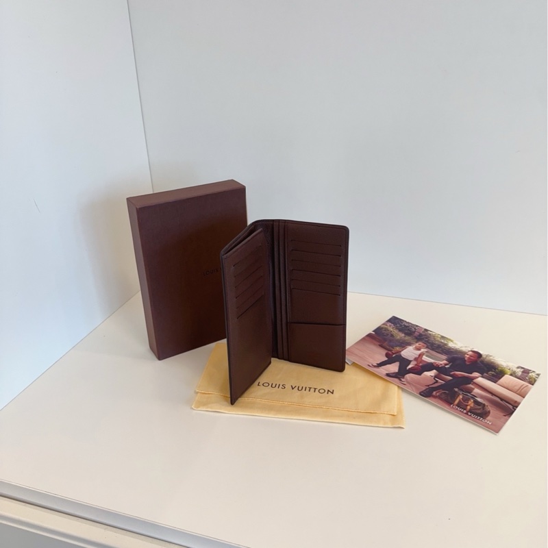 【98新🆕】LV 棕棋盤格 兩折長錢包 多卡槽設計 經典實用-8
