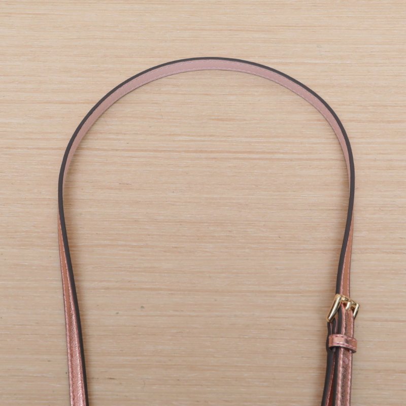 MICHAEL KORS 玫瑰金漆皮菜籃子托特手提包肩背包-2