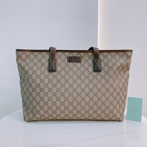 MS0389 GUCCI 古馳經典花紋大號單肩包包GG SUPREMES LARGE TOTE BAG 37CM CANVAS