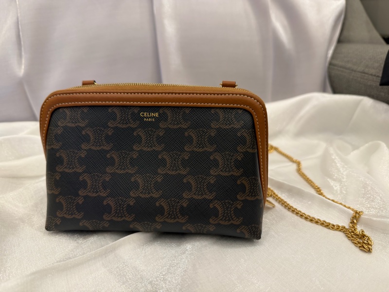 🎁Celine老花貝殼包 鏈條包 ✨ 百搭小包 經典款-5