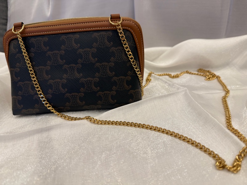 🎁Celine老花貝殼包 鏈條包 ✨ 百搭小包 經典款-8