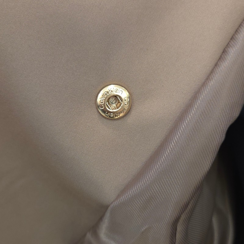 Calvin Klein 翻領排扣風衣外套 M-5