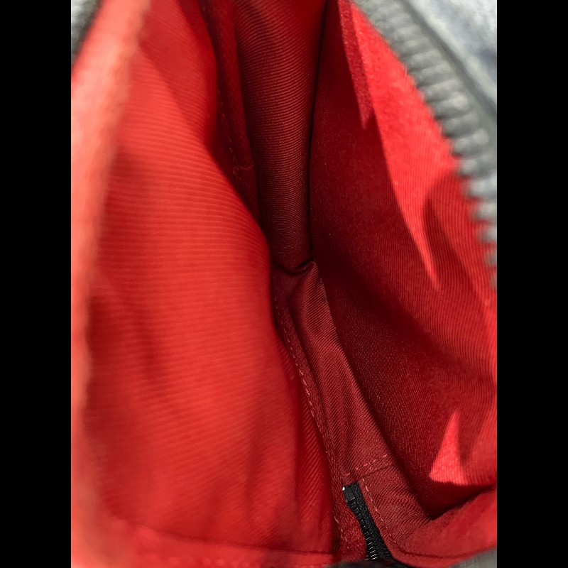 LV Utility黑色棋盤格郵差包斜背包-10