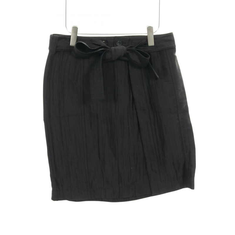 Salvatore Ferragamo 黑色真絲女裝套裝(外套和裙子)二手 #40-3