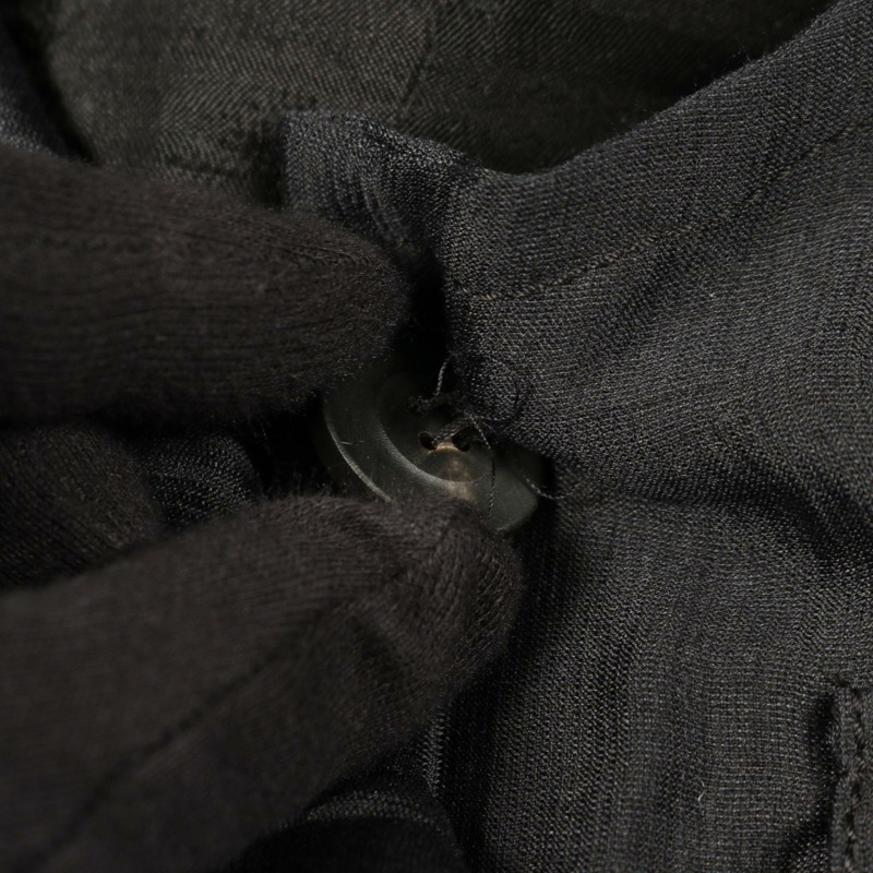 Salvatore Ferragamo 黑色真絲女裝套裝(外套和裙子)二手 #40-10