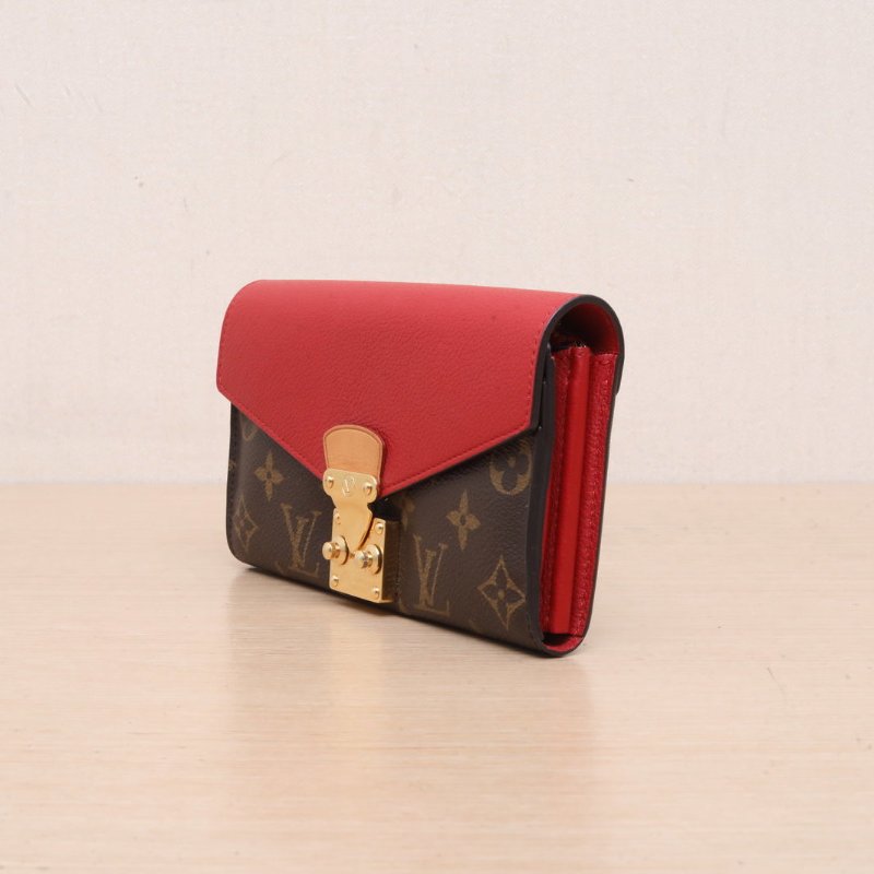 LOUIS VUITTON Pallas傳奇長款錢包19老花牛皮/PVC2016肩背包-2