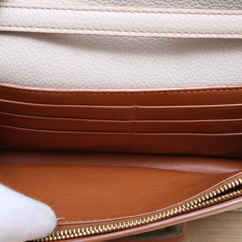 LOEWE Barcelona巴賽隆納小號灰色牛皮金扣肩背包-3