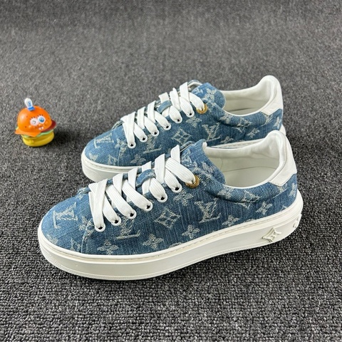 Louis Vuitton路易威登藍色松糕鞋 尺碼37.5整體成色不錯