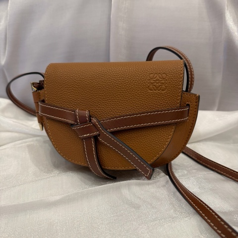 🎁loewe gate mini 細揹帶款✨經典焦糖棕✨已絕版