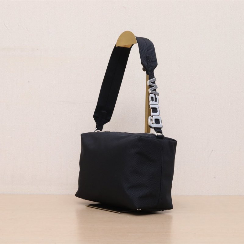 ALEXANDER WANG 黑色尼龍帆布腋下包肩背包-3