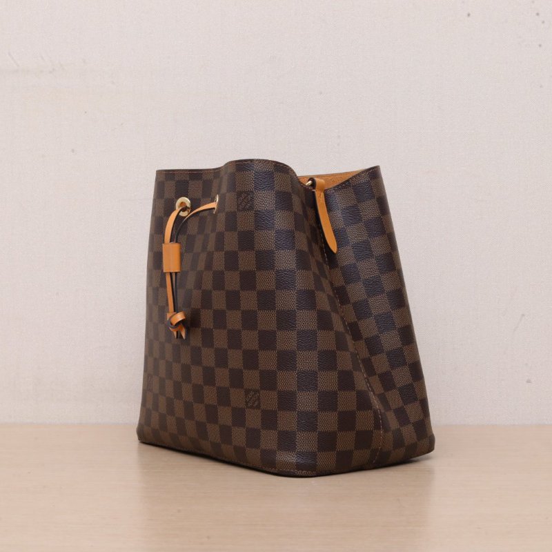 LOUIS VUITTON NÉONOÉ水桶包中號26黃色內裏老花PVC金扣2020肩背包-3