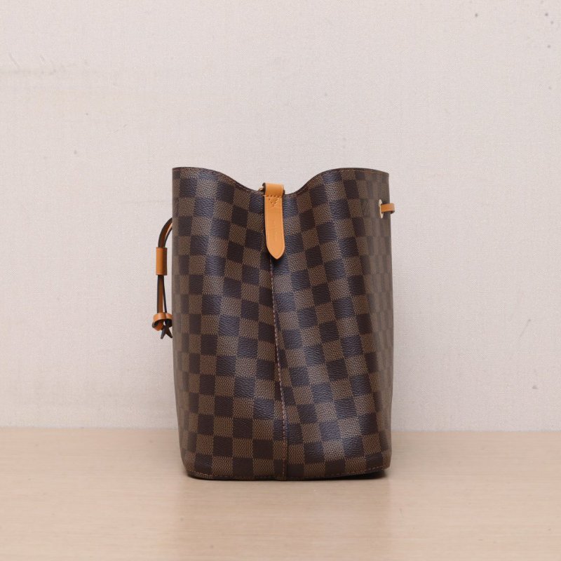 LOUIS VUITTON NÉONOÉ水桶包中號26黃色內裏老花PVC金扣2020肩背包-4