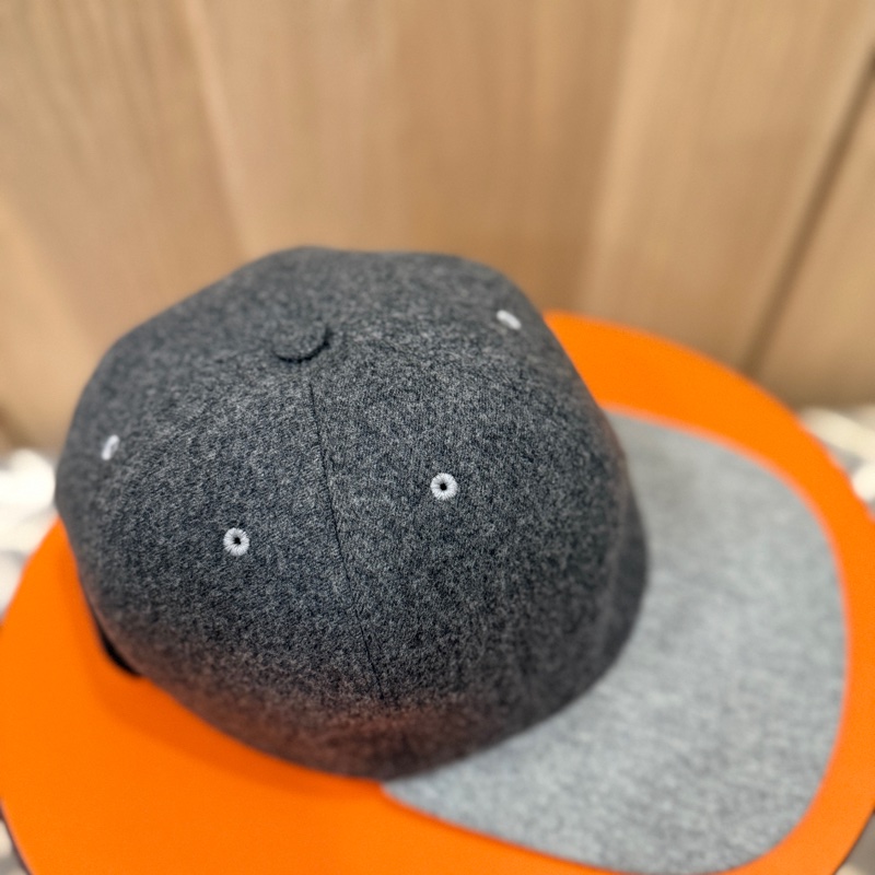 HERMÈS 六片式羊毛面料棒球帽 Size 58-5