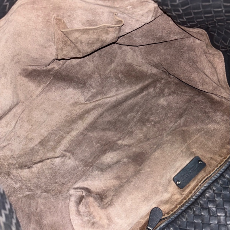 🖤bv 深黑灰色大號tote 單肩包 手提包-7