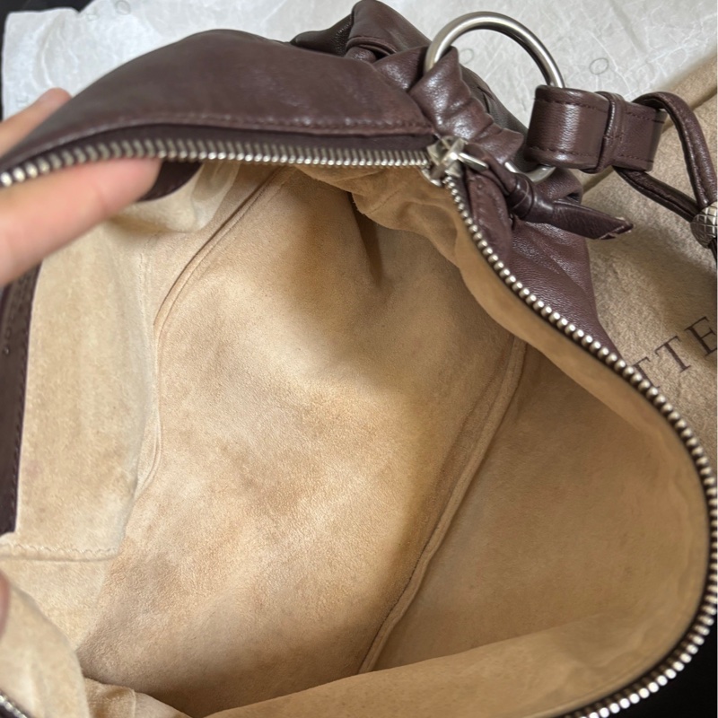 🤎bv 深棕色烏木色飯盒包 單肩包-7