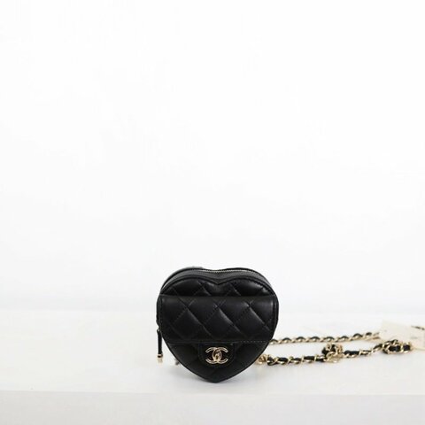 二手Chanel 愛心腰包