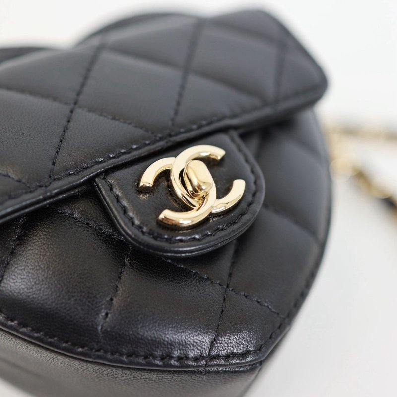 二手Chanel 愛心腰包-7