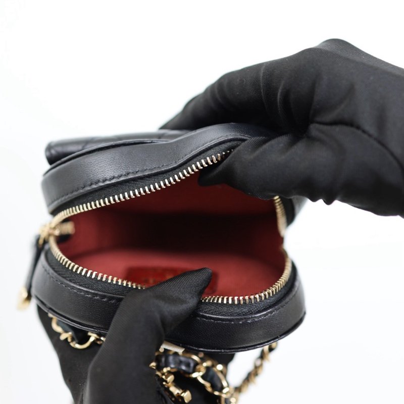 二手Chanel 愛心腰包-10