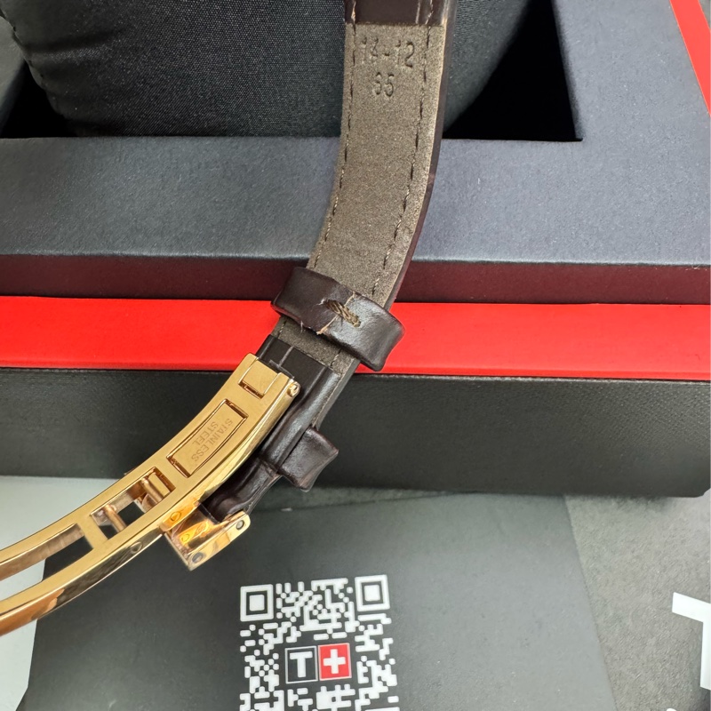 天梭 TISSOT 韓系小姊姊 瑞士復古錶 玫瑰金-7