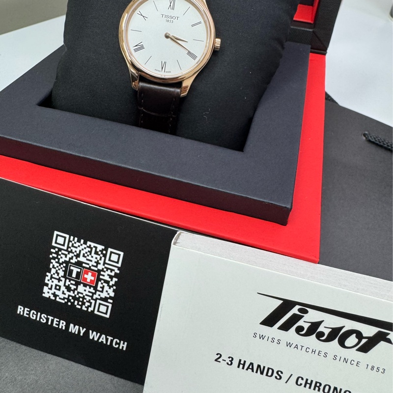 天梭 TISSOT 韓系小姊姊 瑞士復古錶 玫瑰金-11