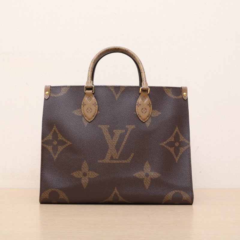 LOUIS VUITTON Onthego中號35老花PVC晶片肩背包-1