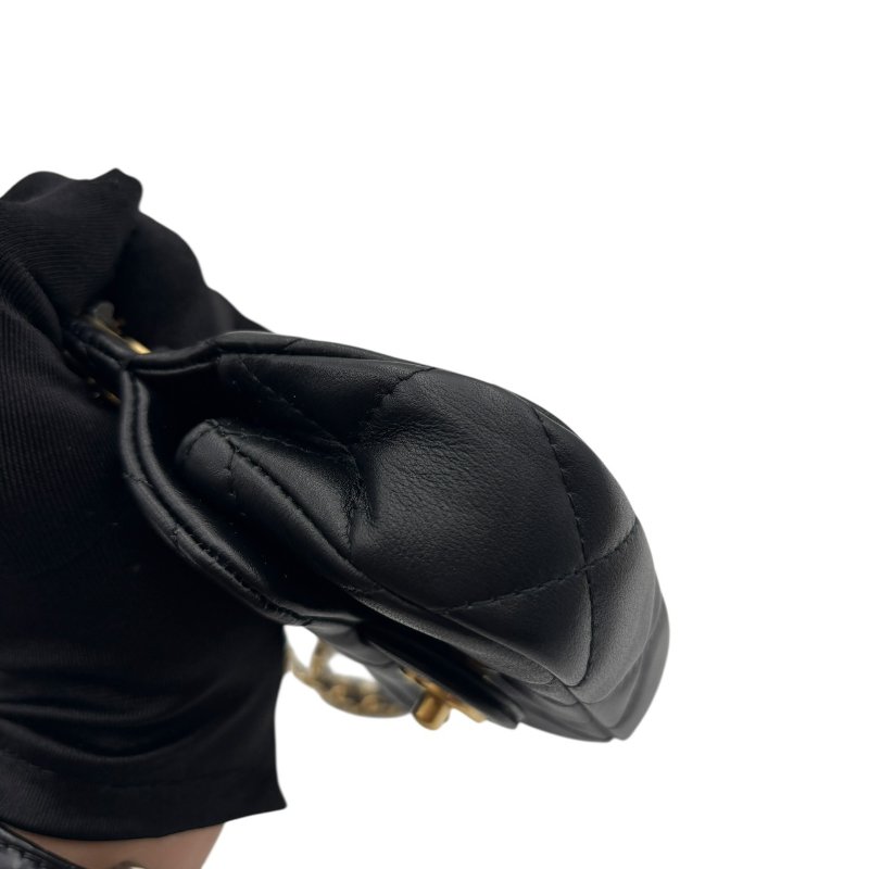 【美收精品】CHANEL 黑色羊皮小肩背包 B-979【隔月月中將轉賣至日本 上架期限30天】-6