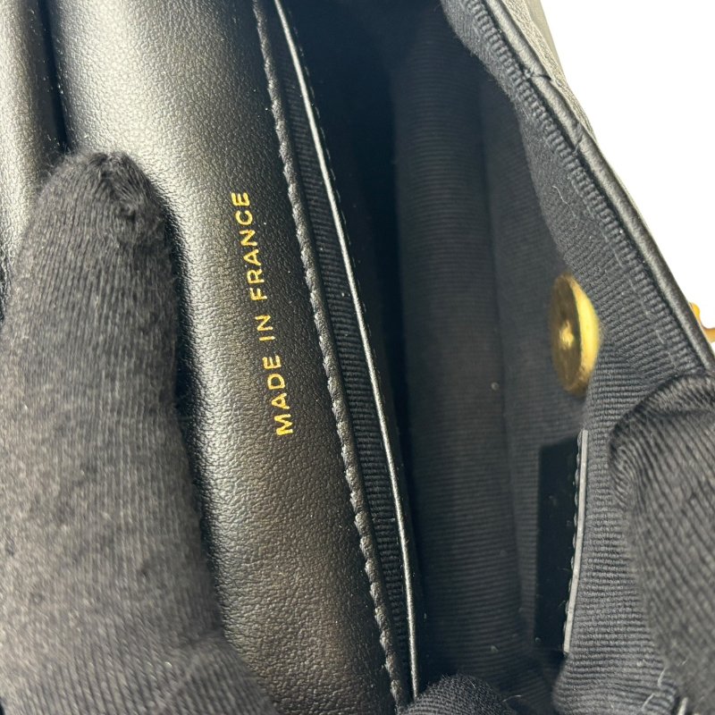 【美收精品】CHANEL 黑色羊皮小肩背包 B-979【隔月月中將轉賣至日本 上架期限30天】-14