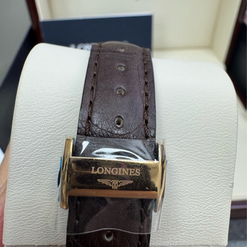 record 韓系復古風格 浪琴機械錶 保值款 18K金-7