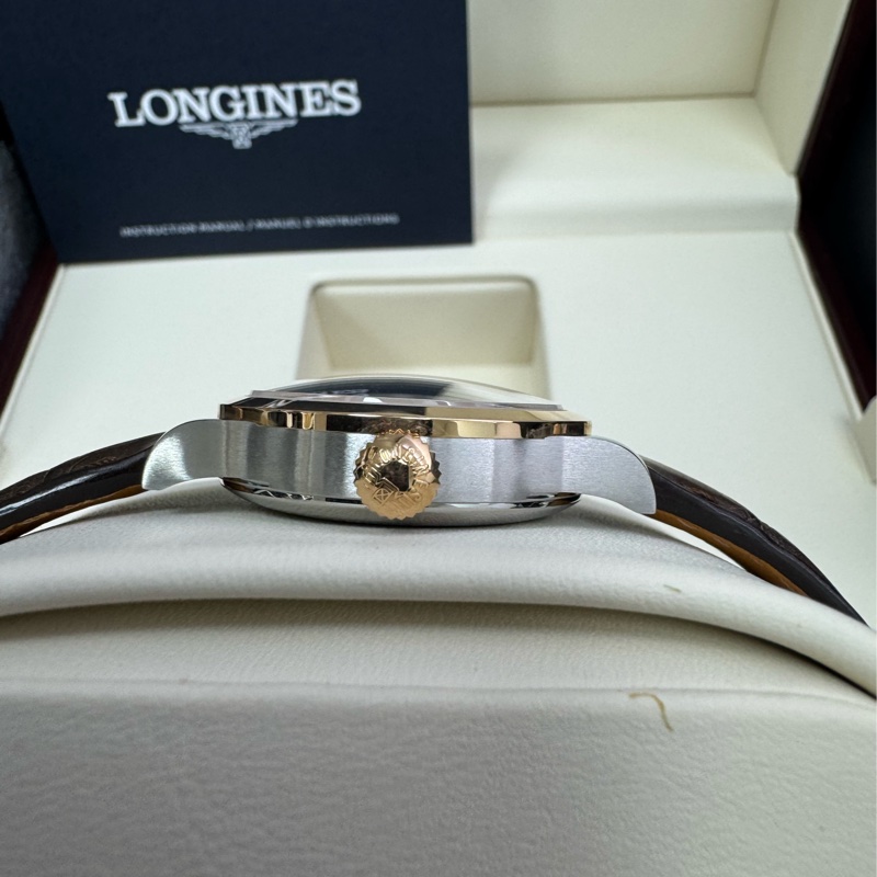 record 韓系復古風格 浪琴機械錶 保值款 18K金-9