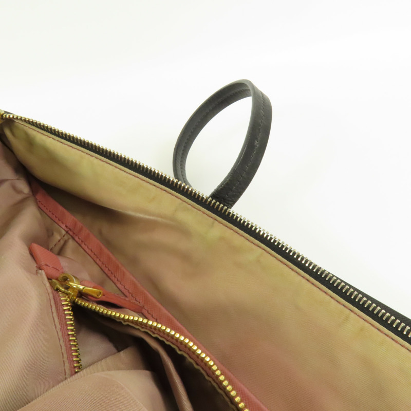 PRADA 尼龍Shoulder Bag金扣肩背袋-15