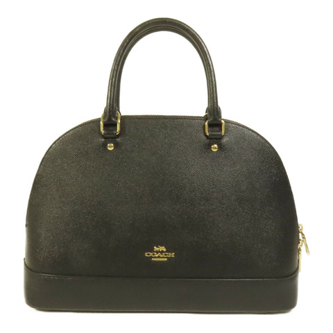 COACH 牛皮皮革Handbag金扣手挽袋