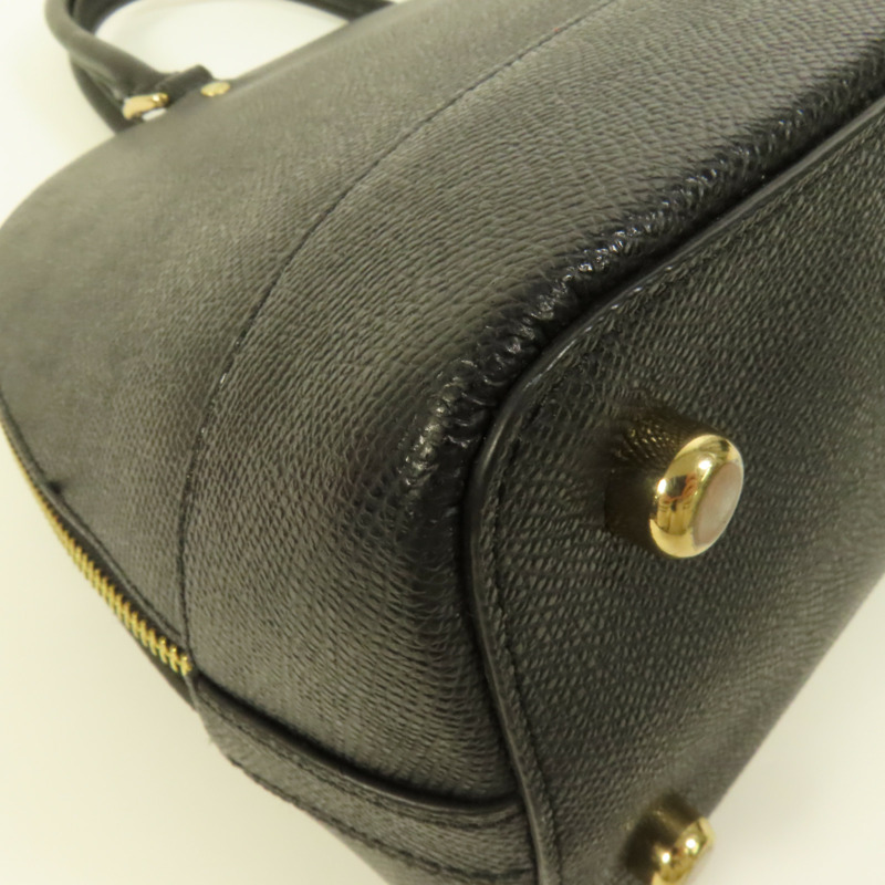 COACH 牛皮皮革Handbag金扣手挽袋-10