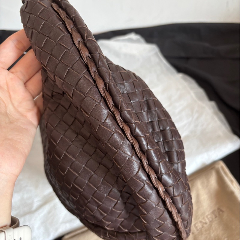 🤎bv 烏木色深棕色小號和尚包 手提包 單肩包-2