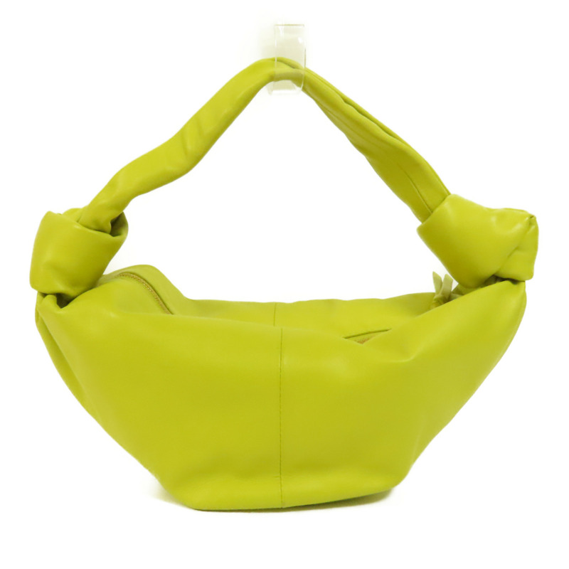 BOTTEGA VENETA 牛皮皮革Mini Double Knot金扣手挽袋-0