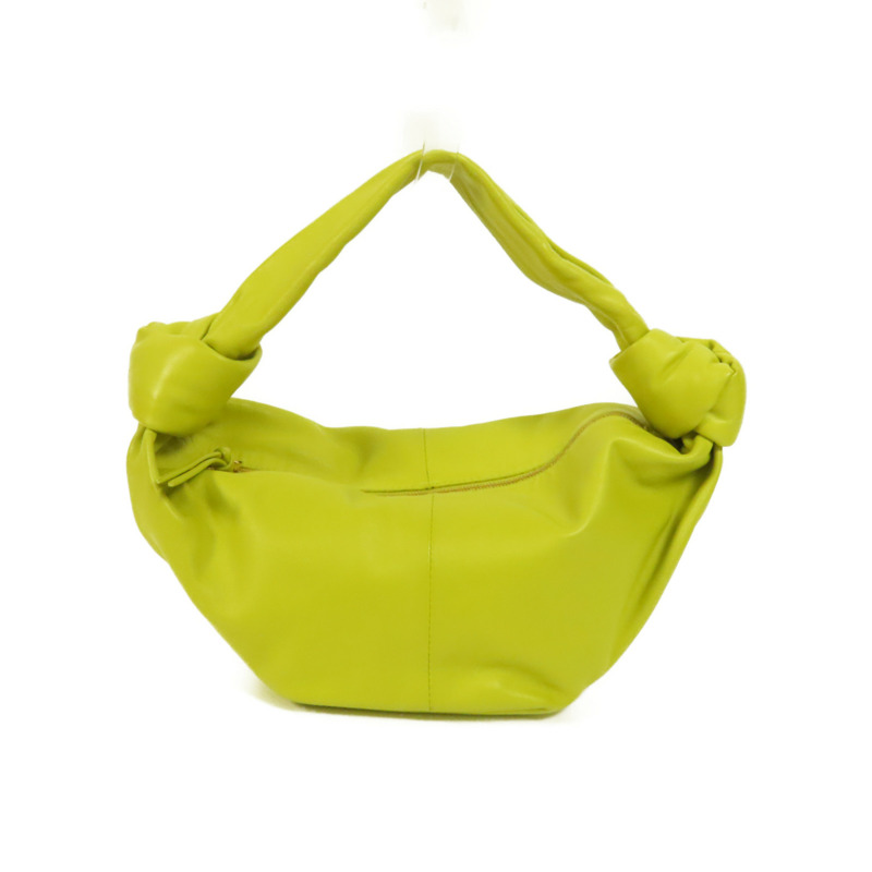 BOTTEGA VENETA 牛皮皮革Mini Double Knot金扣手挽袋-1